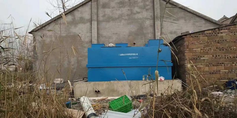 鄢陵縣清潩河禽蛋製品加工廠汙水處理現場製作