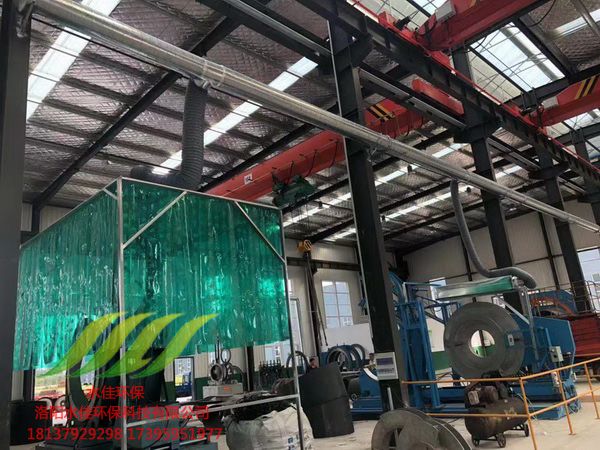 河南三傑新（xīn）材（cái）料有（yǒu）限公司除（chú）塵廢氣處理設備